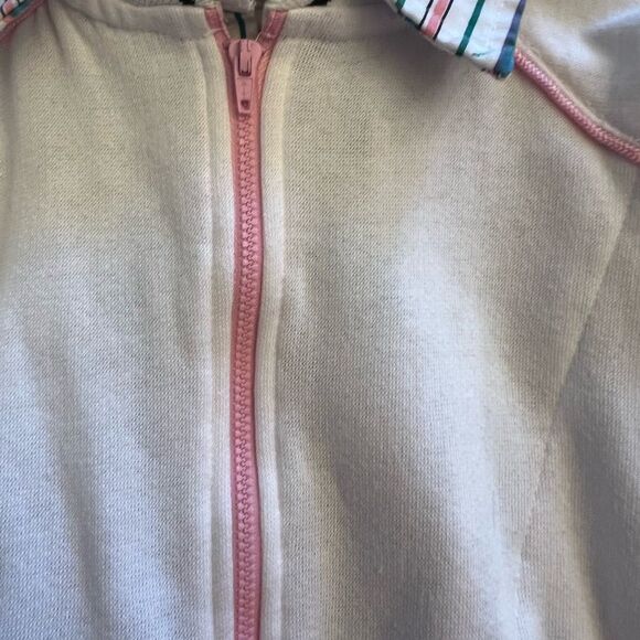 Vintage 90’s Camp Bee Bee Hills CAMP Half-Zip Sweatshirt with Striped Collar - Picture 8 of 11